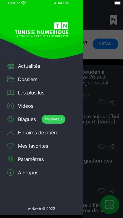 Capturas de pantalla de Tunisie Numerique