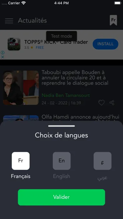 Capturas de pantalla de Tunisie Numerique