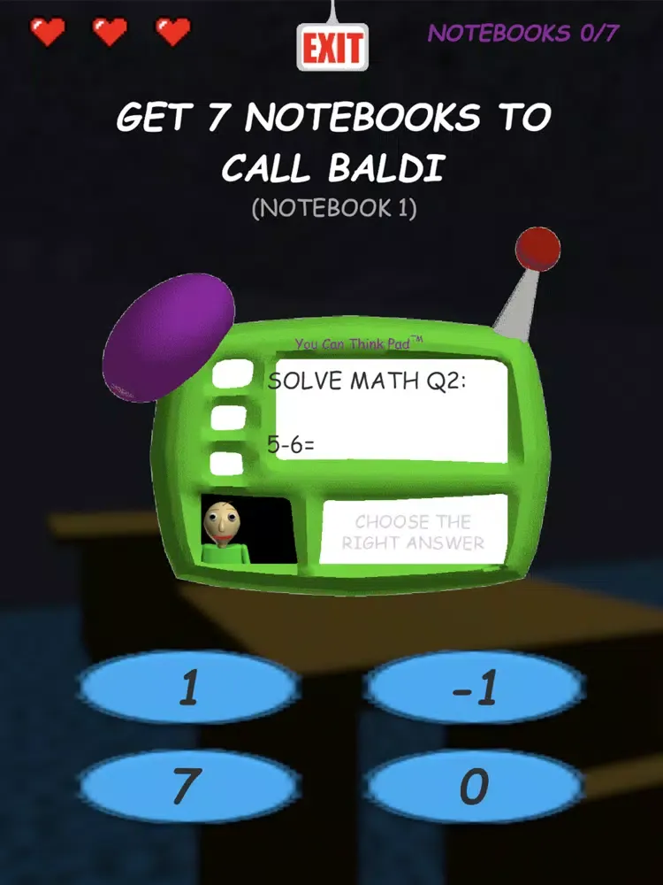 Capturas de pantalla de Scary Baldi Contact Game Mod iPad 