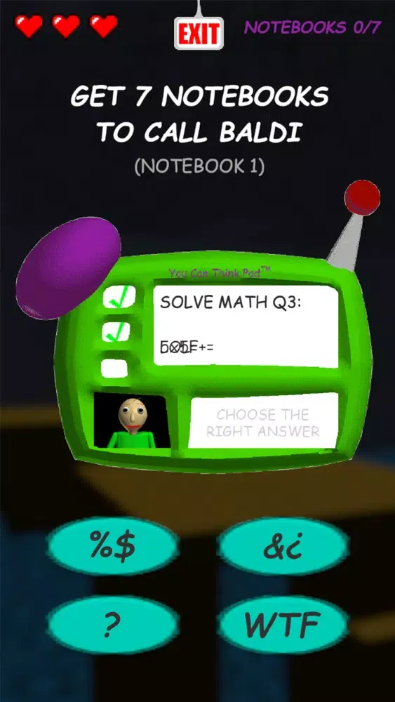 Capturas de pantalla de Scary Baldi Contact Game Mod