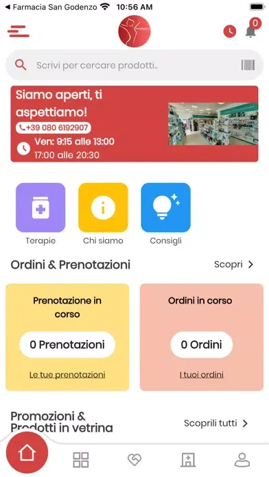 Tangkapan skrin Pharmabio Salute e Benessere