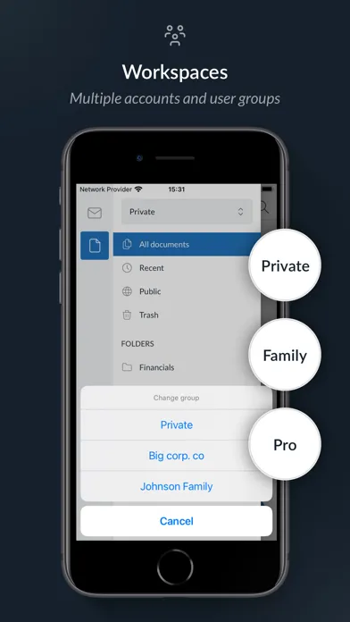 ภาพหน้าจอของ Encrypted Email - Mailfence