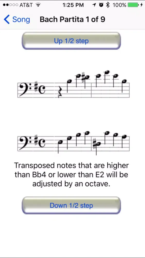 Capturas de tela do Trombone Pro Lite