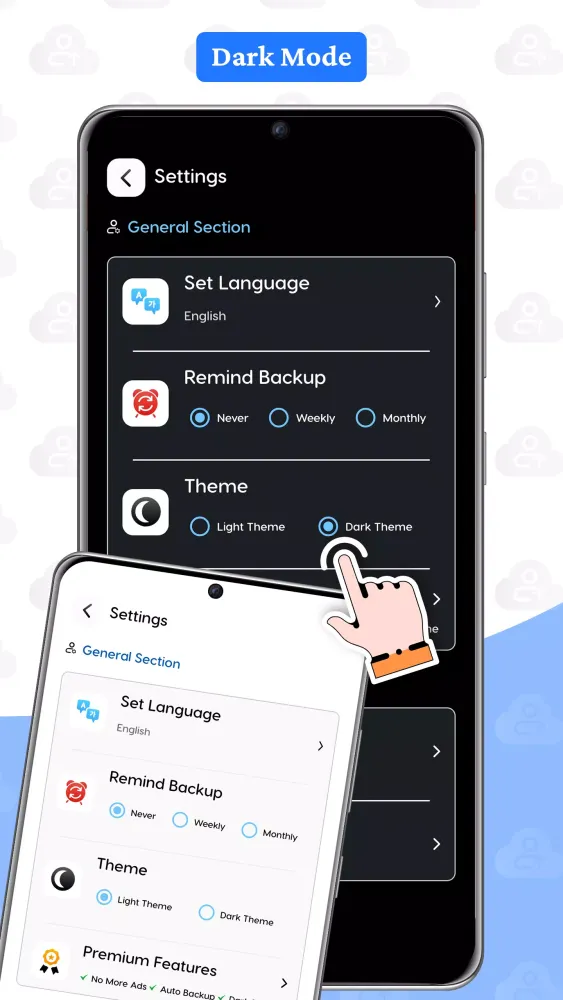 Contacts Backup Screenshots