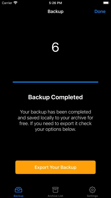 Contacts Backup - ConBackups স্ক্রিনশট
