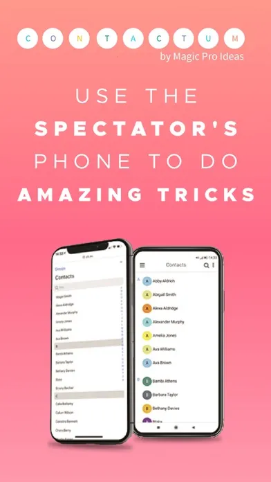 Capturas de pantalla de Contactum Magic Trick
