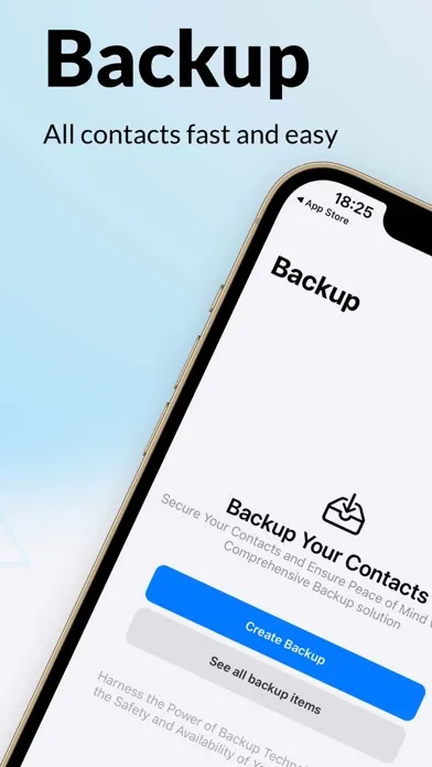 Contacts Backup & Restore Lost Screenshots