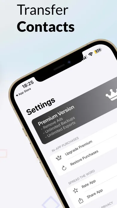 Contacts Backup & Restore Lost Screenshots