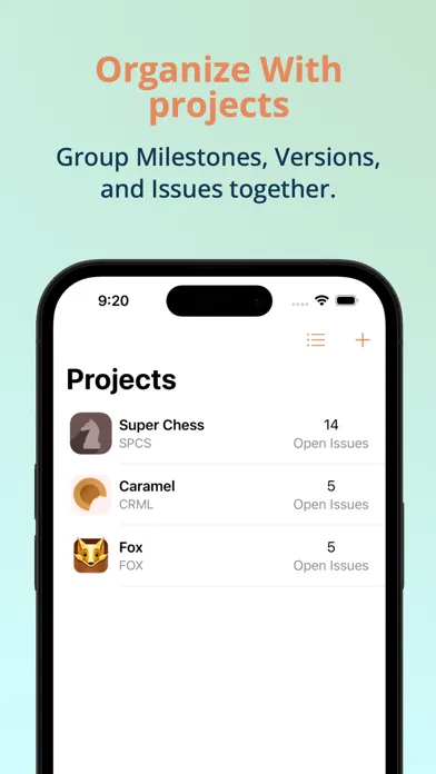 Fox Issue Tracker Screenshots