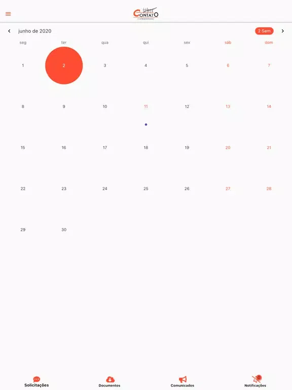 Ảnh chụp màn hình của Contato Contabilidade iPad 