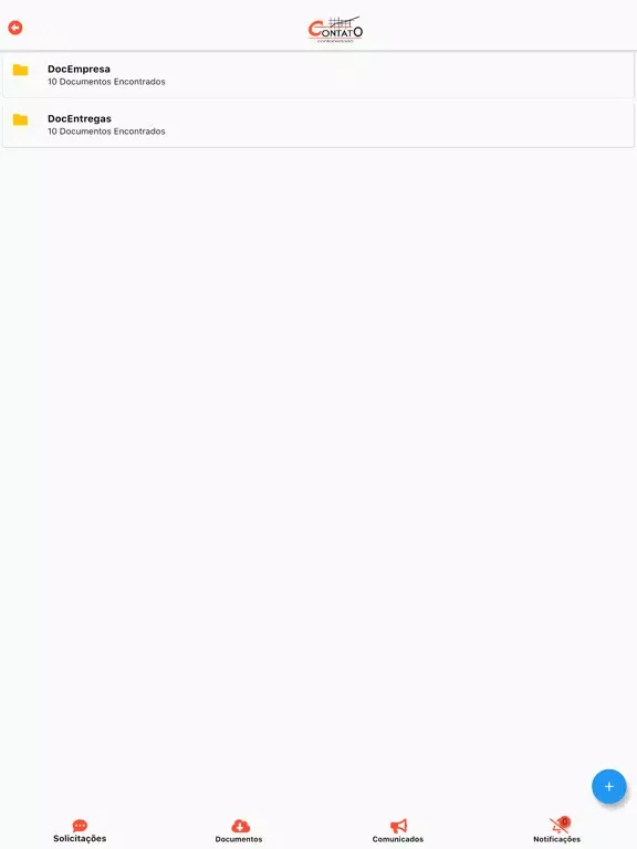Ảnh chụp màn hình của Contato Contabilidade iPad 