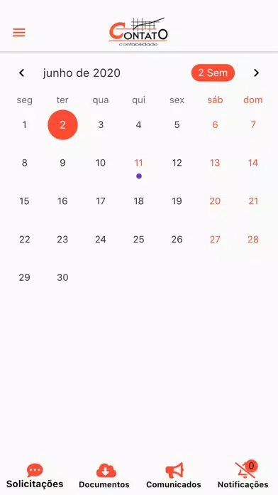 Ảnh chụp màn hình của Contato Contabilidade