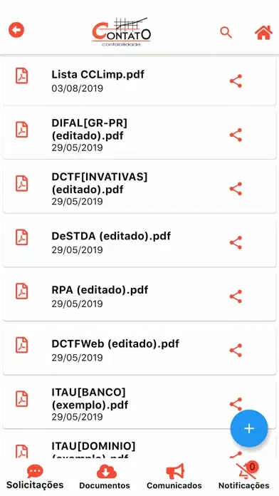 Ảnh chụp màn hình của Contato Contabilidade