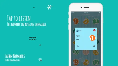 Tangkapan layar Learn Numbers in Russian
