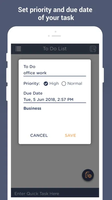 Capturas de tela do To do list - Checklist App