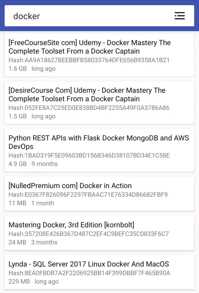 Magnet Search - Torrent Search Screenshots