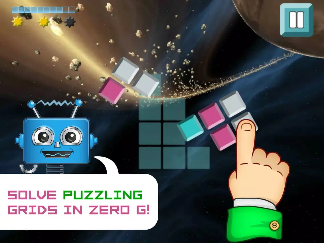 Zrzuty ekranu Space Tiles - Puzzle Voyager iPad 