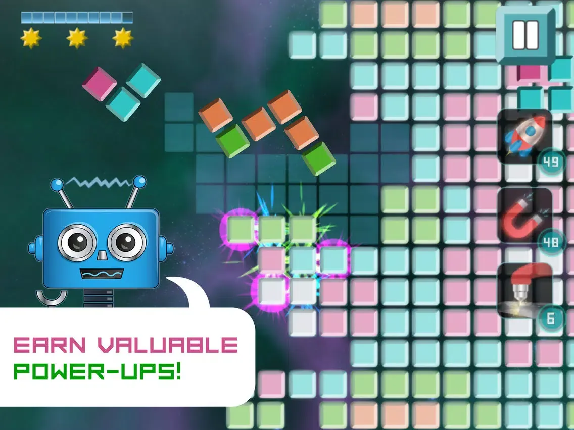 Zrzuty ekranu Space Tiles - Puzzle Voyager iPad 