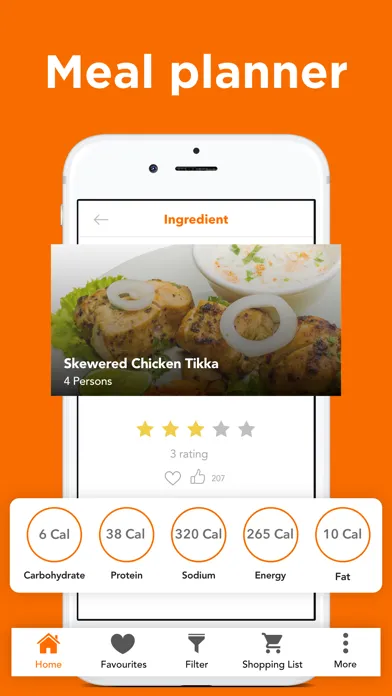 Screenshot di Healthy Recipes & Meal Planner