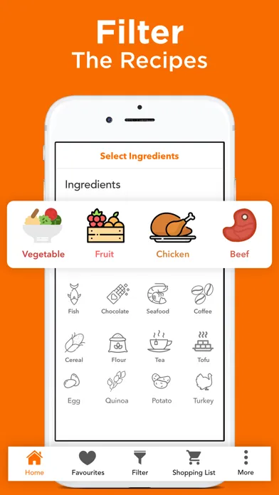 Screenshot di Healthy Recipes & Meal Planner