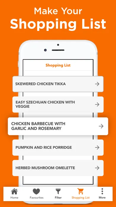 Screenshot di Healthy Recipes & Meal Planner