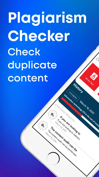 Plagiarism Checker Screenshots