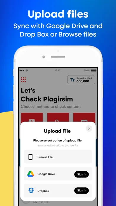 Plagiarism Checker Screenshots