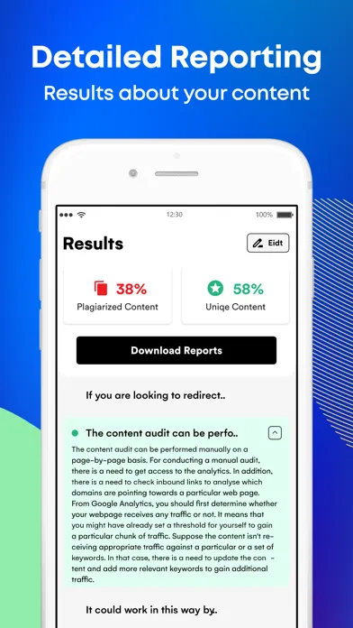 Plagiarism Checker Screenshots
