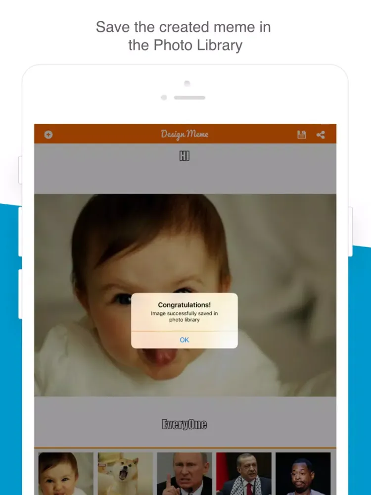 CA Meme Generator - Meme maker iPad  스크린샷