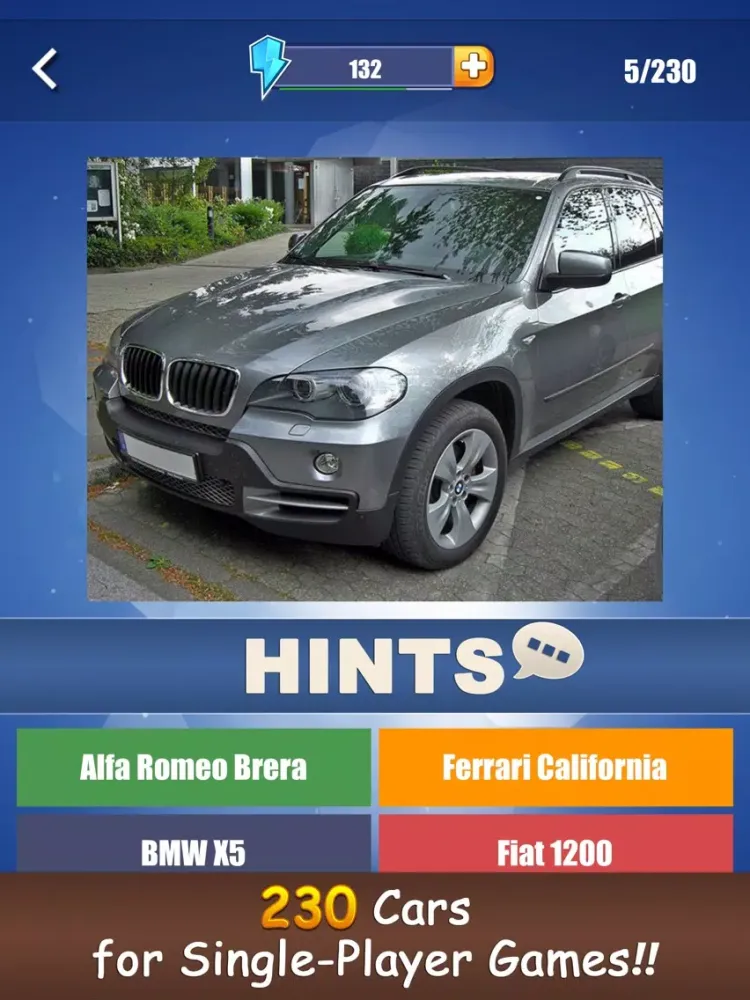 Tangkapan skrin Guess the Car ~ Free Pics Quiz iPad 