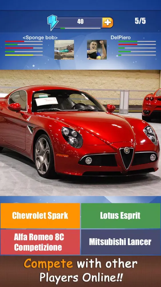 Tangkapan skrin Guess the Car ~ Free Pics Quiz