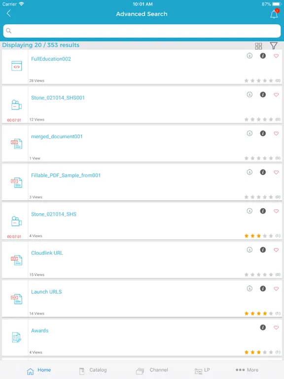 eVantage Light iPad 应用截图