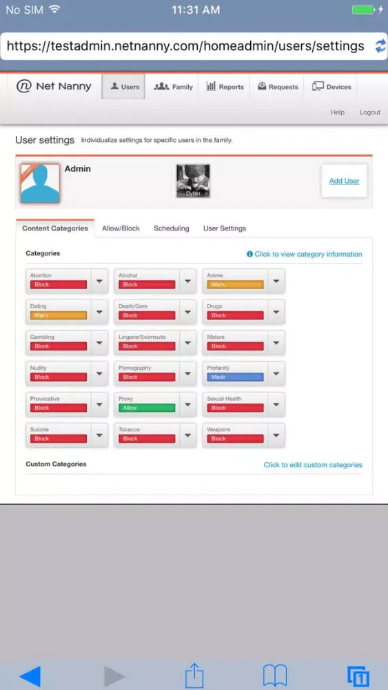 Net Nanny Family Protect Pass स्क्रीनशॉट