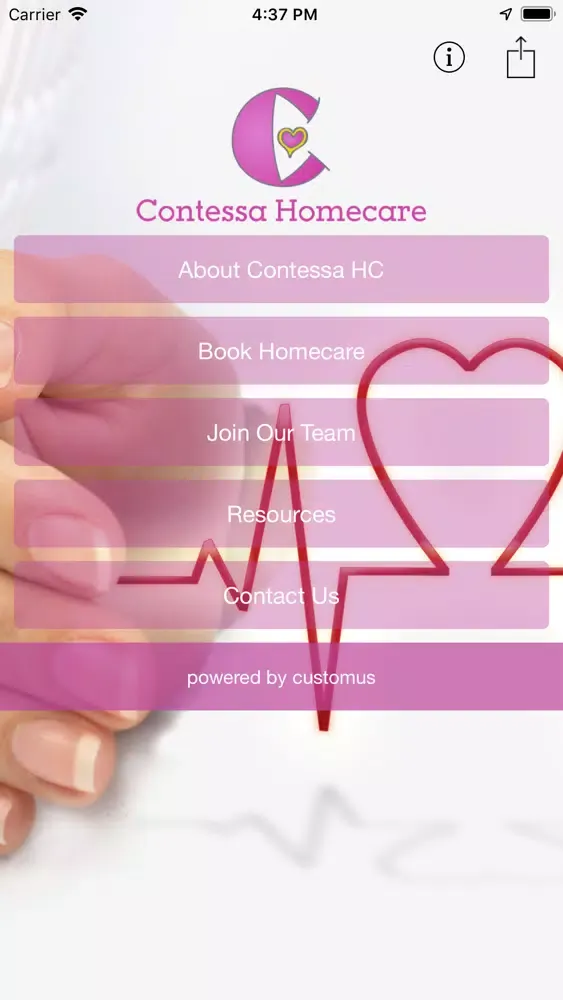 Ảnh chụp màn hình của Contessa HomeCare