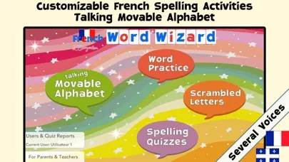 Captures d'écran de French Word Wizard - Starter