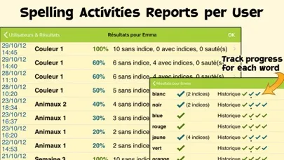 Captures d'écran de French Word Wizard - Starter