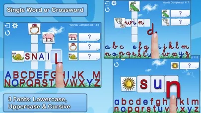 Capturas de pantalla de Montessori Crosswords for Kids