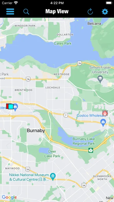 Capturas de pantalla de GPS Fleet Tracker