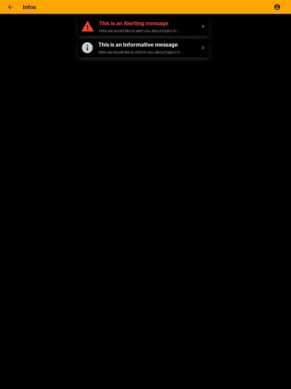 Tangkapan layar Continental ViP iPad 