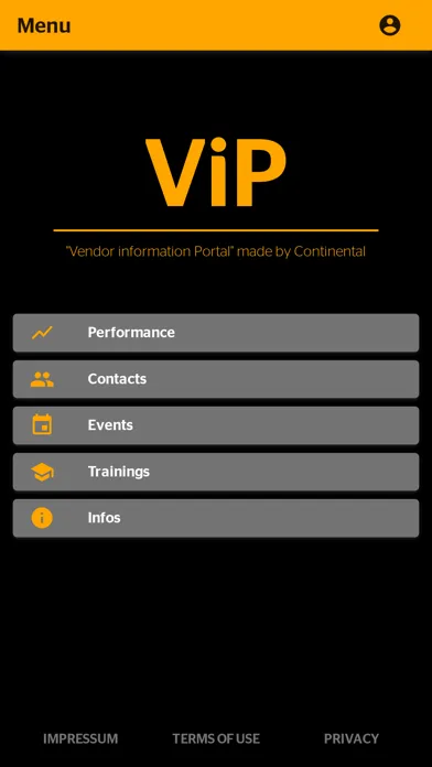 Tangkapan layar Continental ViP