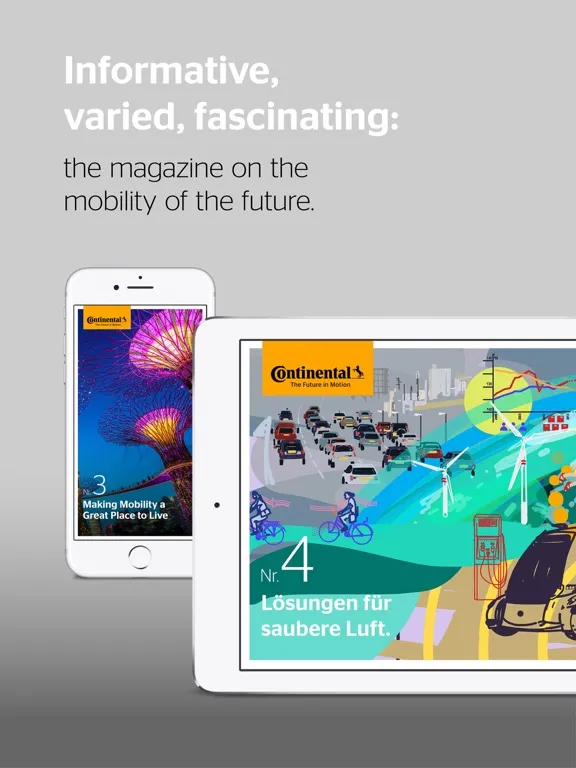 Continental Magazine iPad  Screenshots