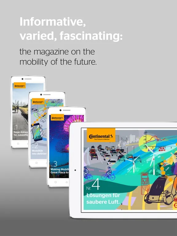 Continental Magazine iPad  Screenshots
