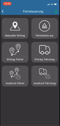 Captures d'écran de Tachograph Driver App