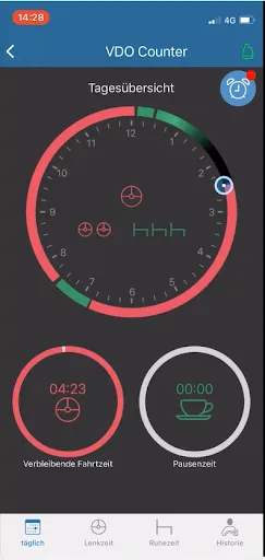 Captures d'écran de Tachograph Driver App