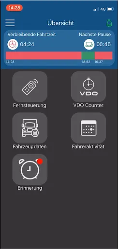 Captures d'écran de Tachograph Driver App