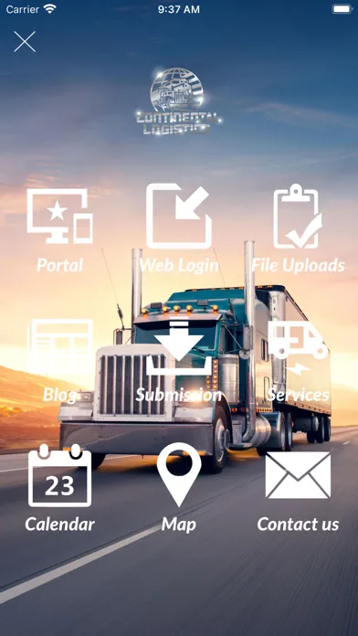 Tangkapan skrin Continental Logistics Ltd