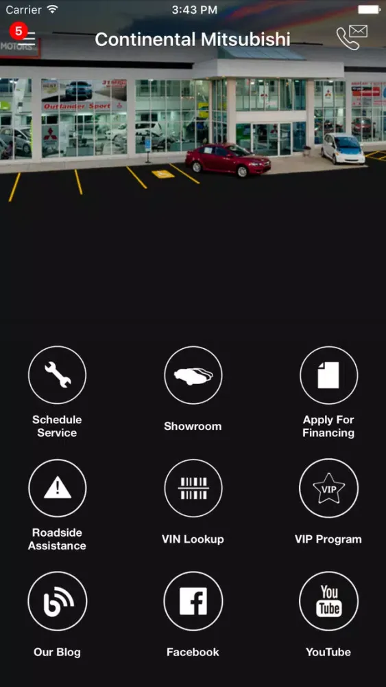 Captures d'écran de Continental Mitsubishi