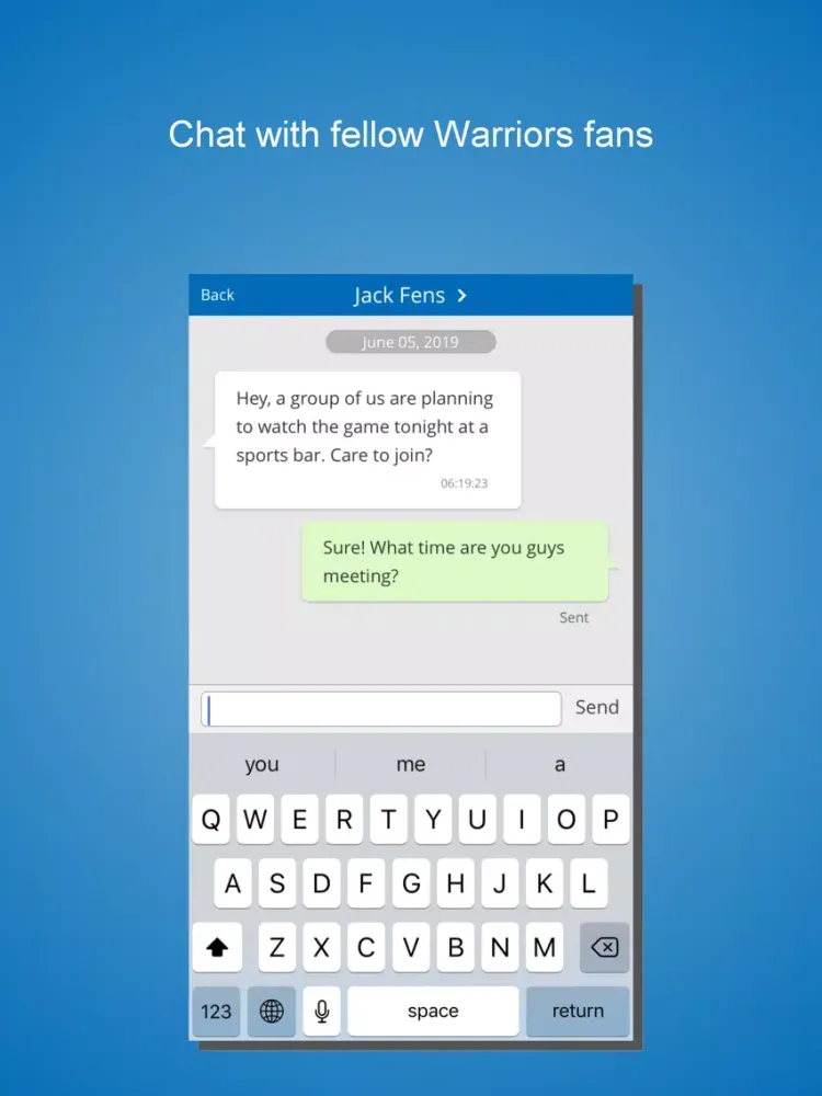 Zrzuty ekranu 4Fans for Warriors Fans iPad 