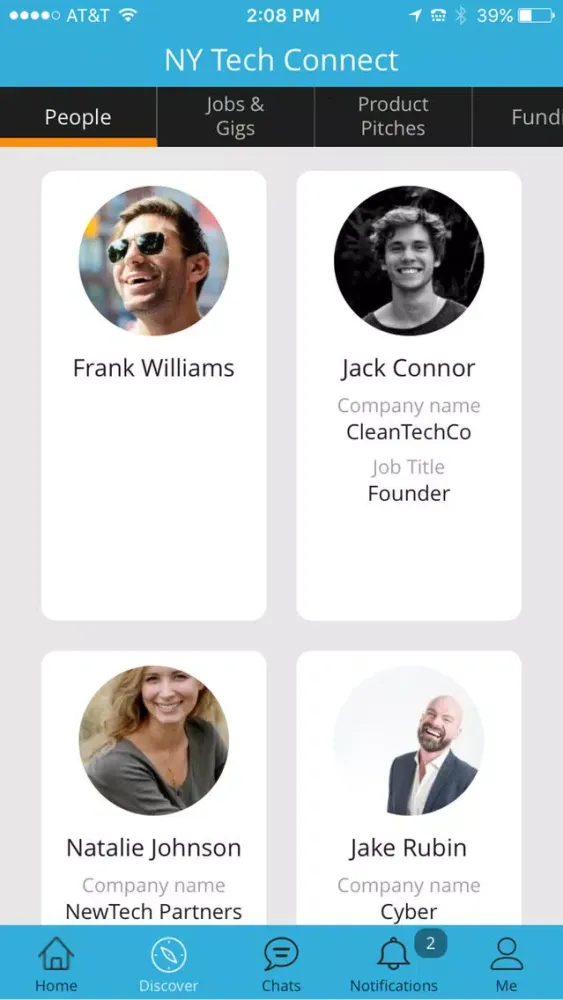 Captures d'écran de NY Tech Connect