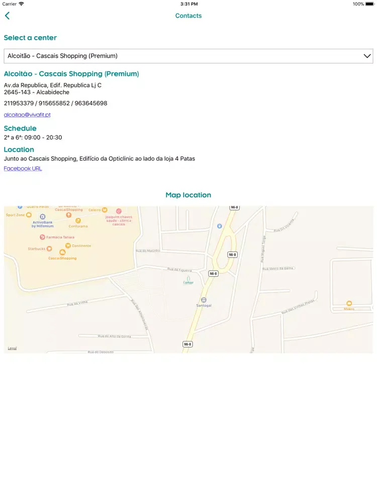Contour Fitness Studio iPad 应用截图